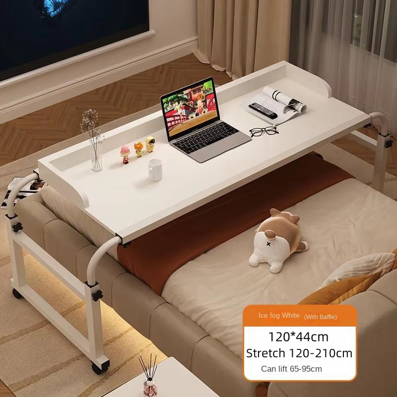 Laptopcomputer Verstelbare hoogte en lengte Woonkamer Slaapkamer Verplaatsbaar bureau Bovenbedtafel: Buff