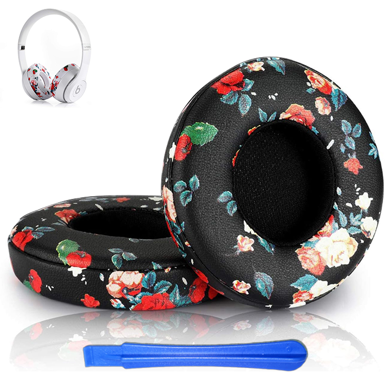 Kutou Vervangende Oorkussentjes Kussen Voor Beats Solo3 Solo2 Koptelefoon Oorkussens Dekking Solo 3 2 Foam Pad Oorkappen Reparatie Onderdelen