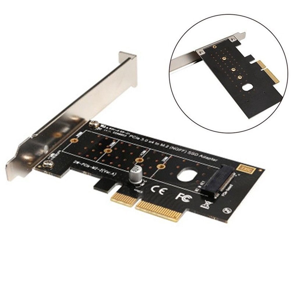 M.2 nvme ssd ngff para pcie 3.0x4 adaptador m cartão de interface chave velocidade total 6 gbps adaptador