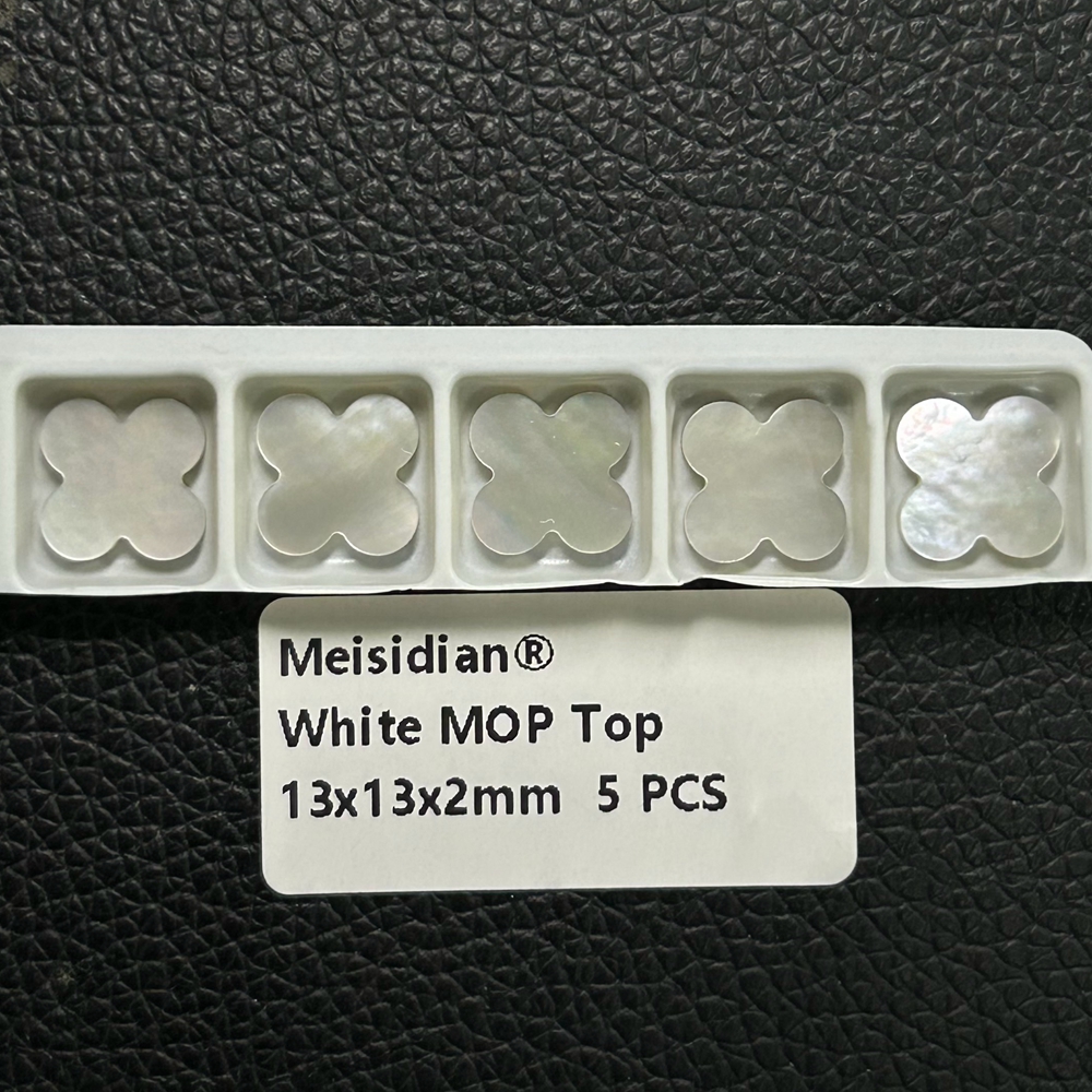 Meisidian flor ágata negra cornalina roja 13X13X2mm piedra de trébol de ónix: Plata
