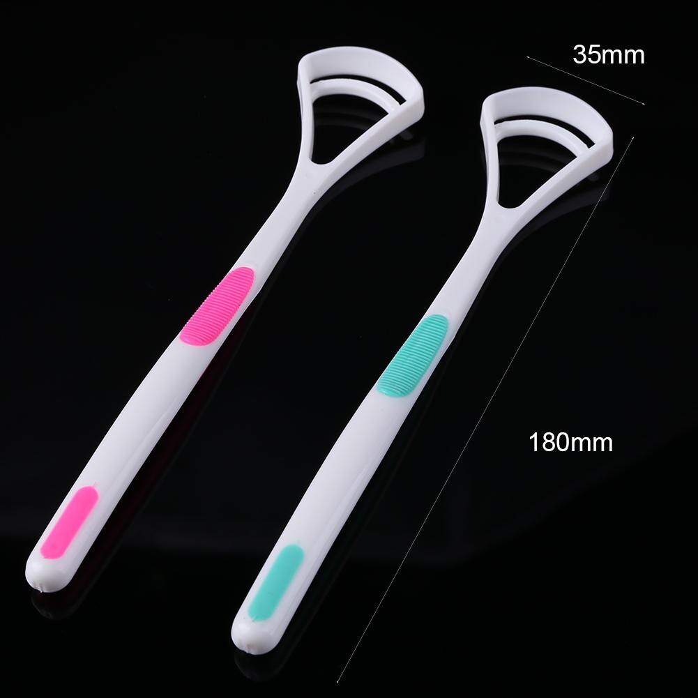 1/2PCS Tongue Cleaner Scraper Cleaning Tongue Brush Tongue Scraper for Oral Care Hygiene Keep Fresh Breath Tongue Clean Tool