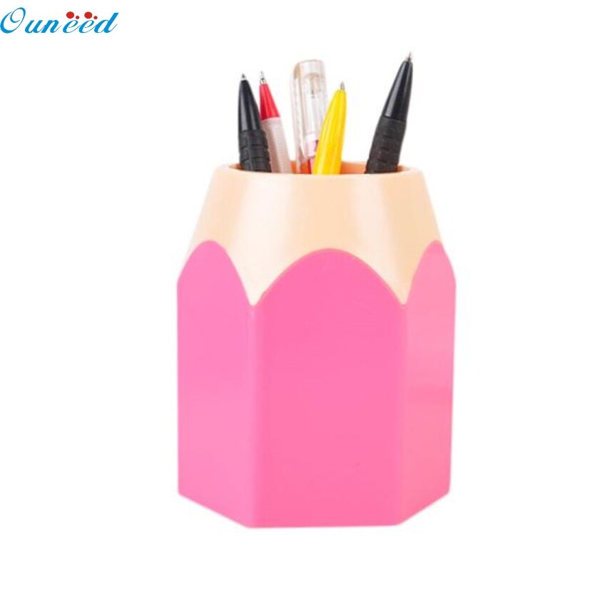 Ouneed happy make-up kwast potlood pennenpotje briefpapier