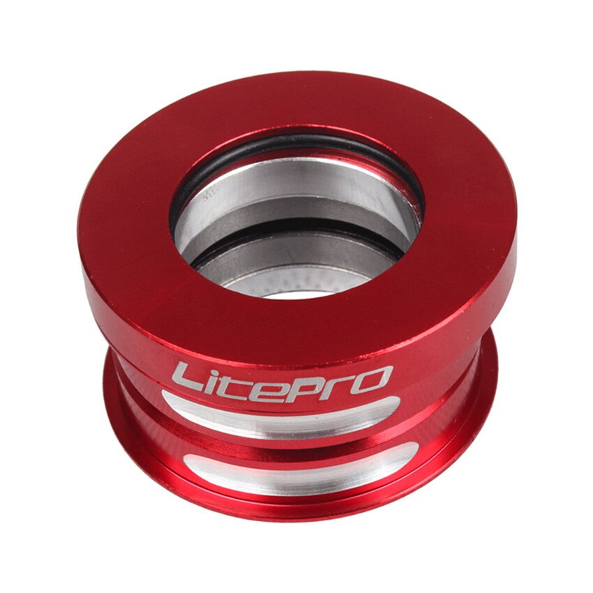 Litepro Folding Bike Headset 44mm Built-in Bicycle Headset Aluminum Alloy Sealed Bearing For Fnhon Ynhon BYA412 P18 P8 Head Set