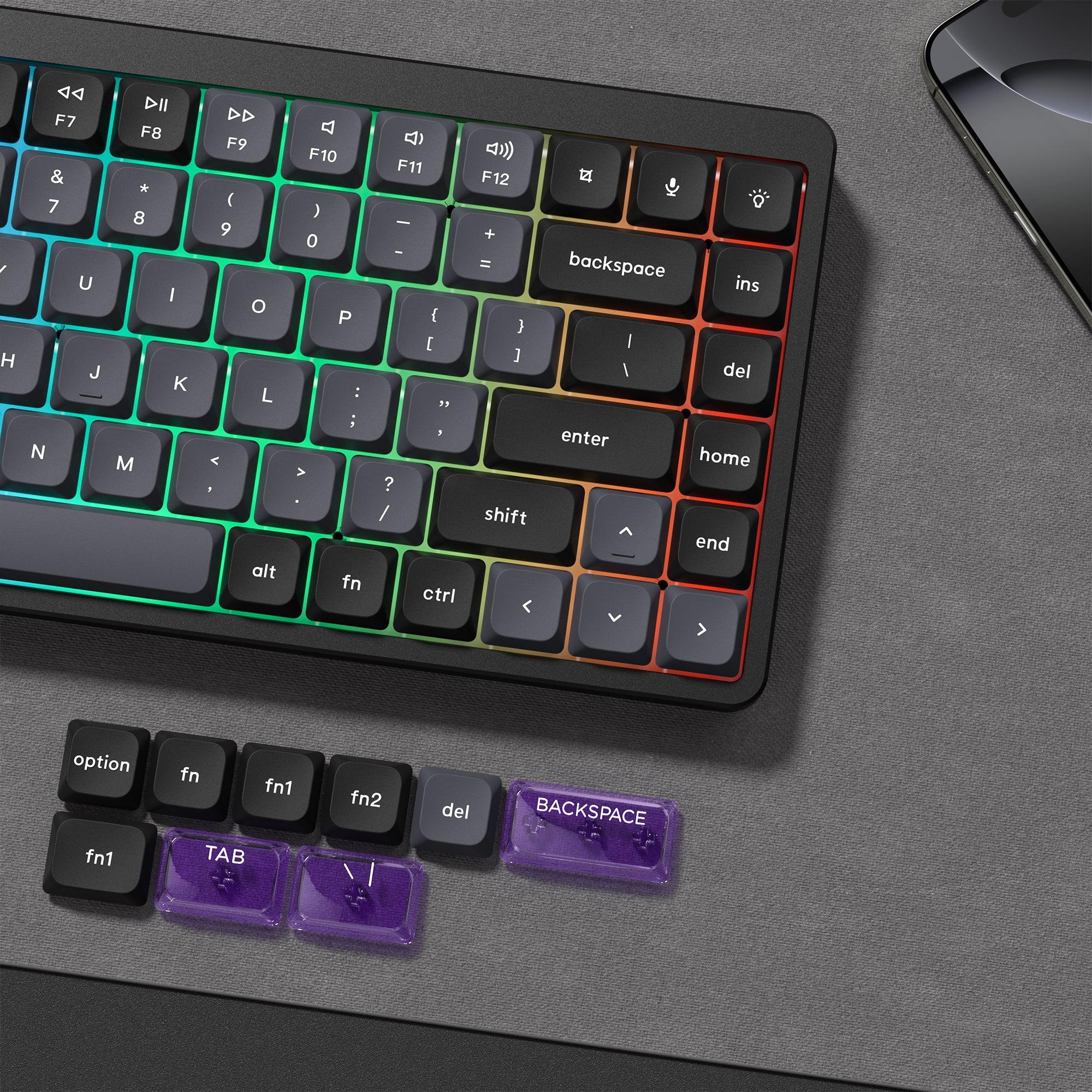 138 toetsen Low Profile PBT Keycaps Custom Double Shot Slim MX Keycaps voor Gateron Cherry MX mechanische schakelaars gamingtoetsenborden