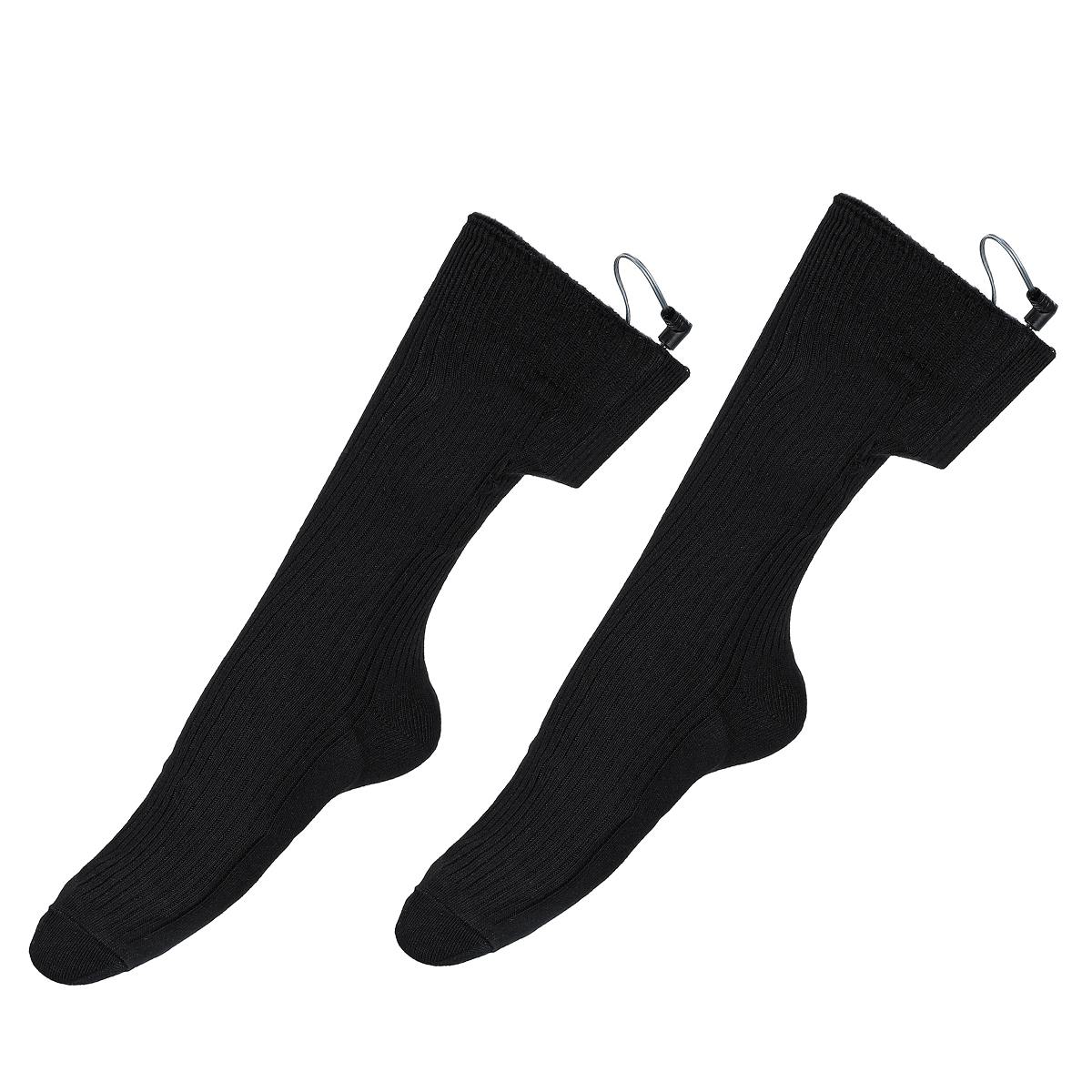 Chaussettes chauffantes électriques ski chaussettes chauffantes pour hommes femmes hiver réchauffement cyclisme randonnée Snowboard chaussettes batterie Rechargeable: Ordinary Style