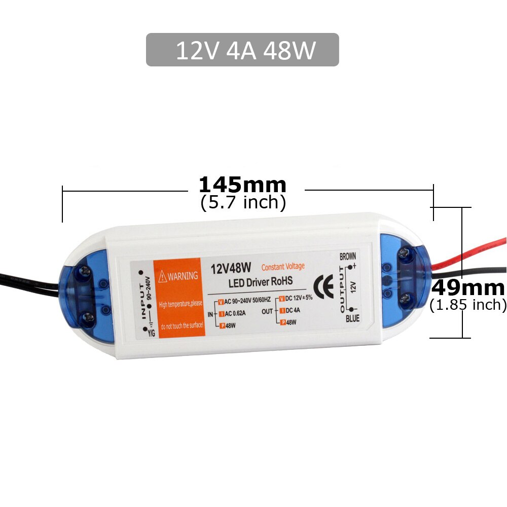 5 V Voeding 12 Volt LED Driver AC 110 V 220 V naar... – Grandado