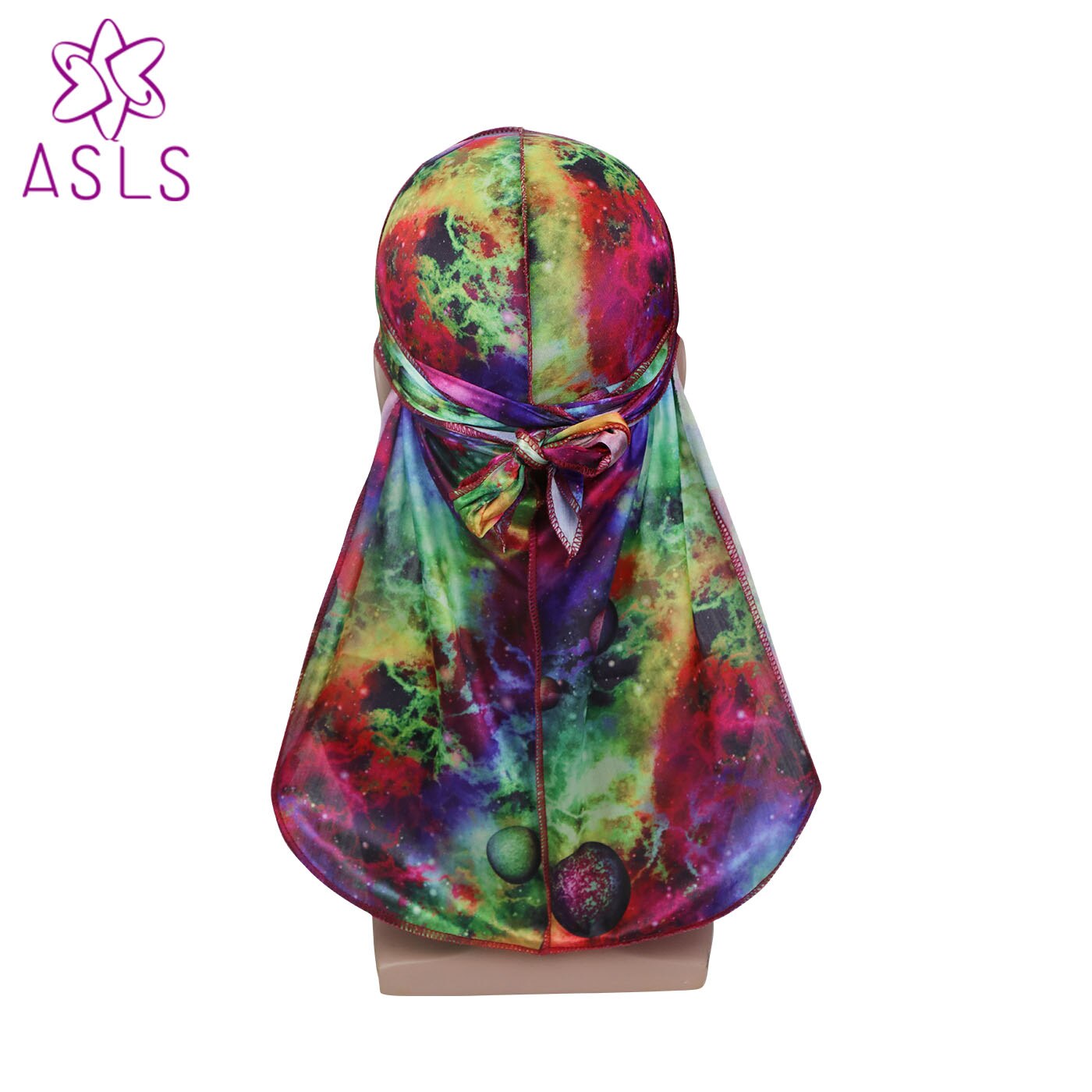 Silky Camo Durag 360, 540,720 Waves Extra Long Tail and Wide Straps for Men Stitching Outside Camouflage Print Durag