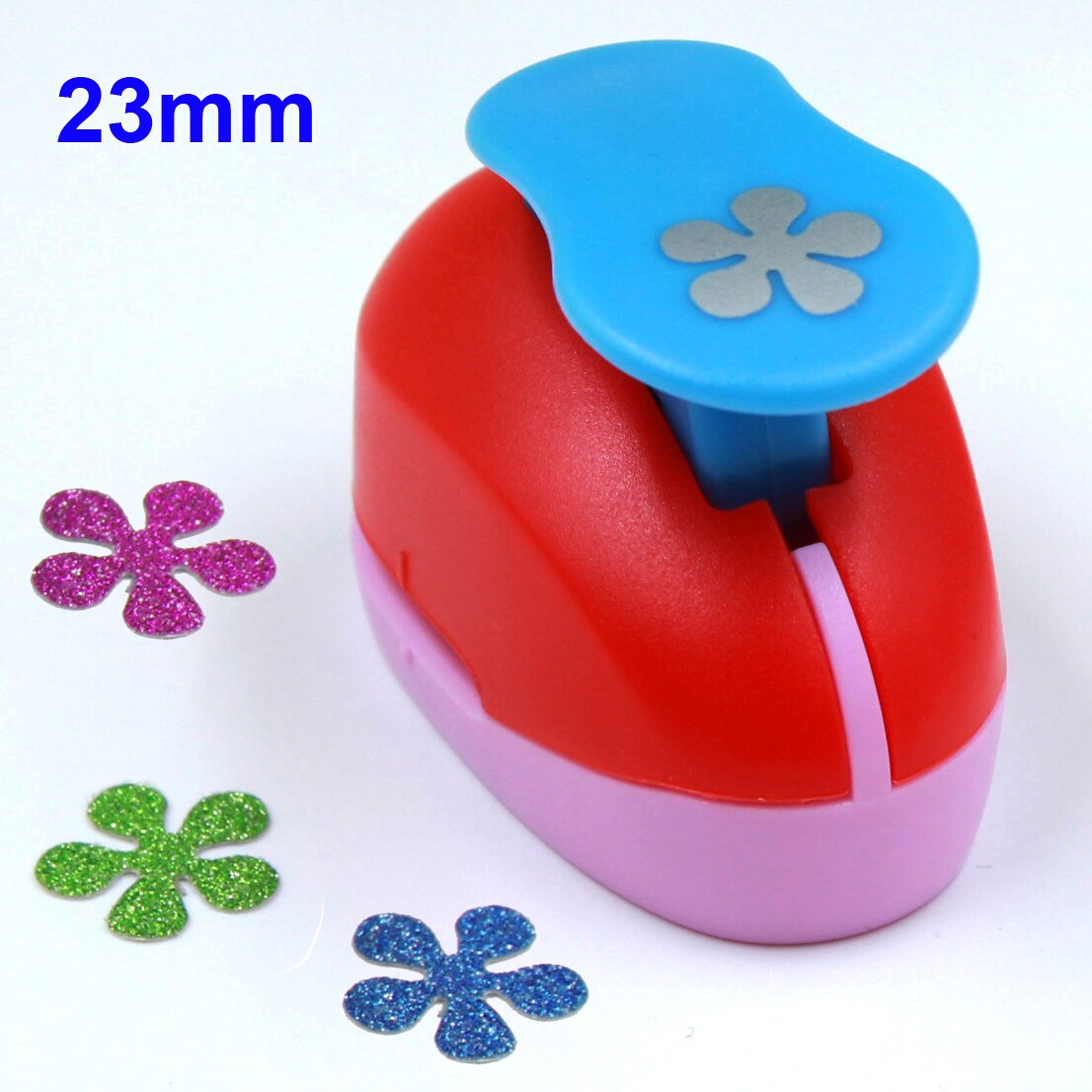 2.5cm Scrapbook Punches Handmade Cutter Card Craft Calico Printing DIY Eva Foam Paper Punch Hole Puncher Shape Clip Photo: Five flower