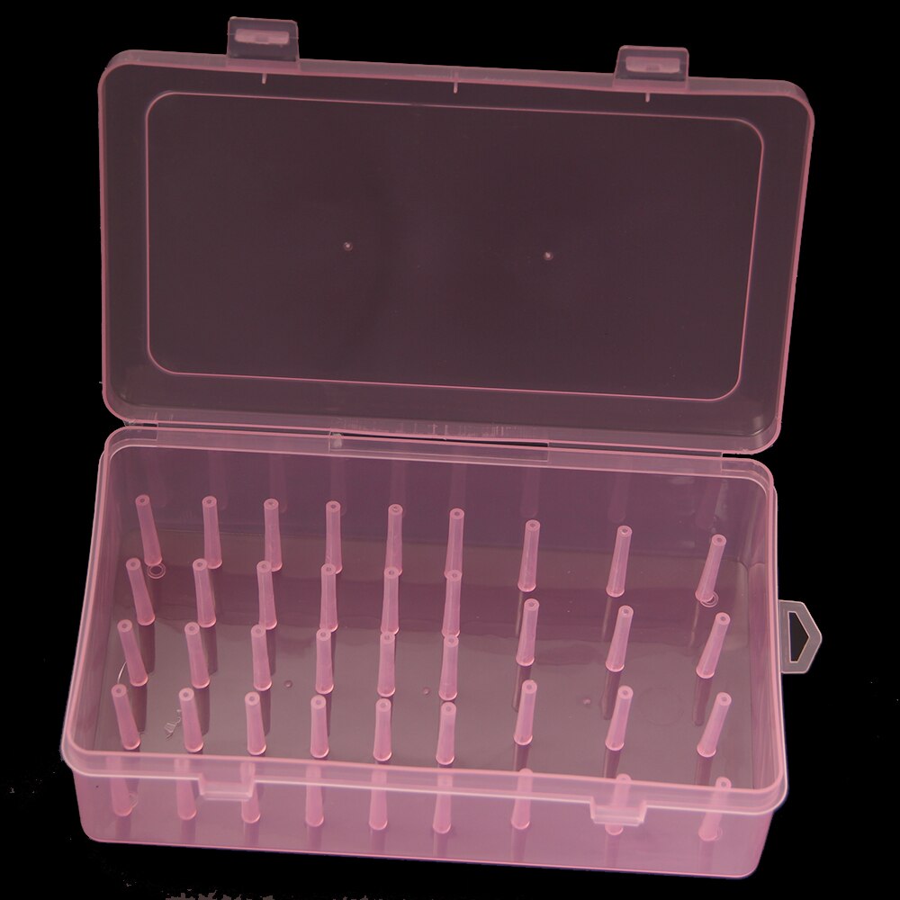 Caja de almacenamiento de hilo de coser, estuche de transporte de bobinas, contenedor, carrete artesanal, organizador, almacenamiento de costura, 42 piezas