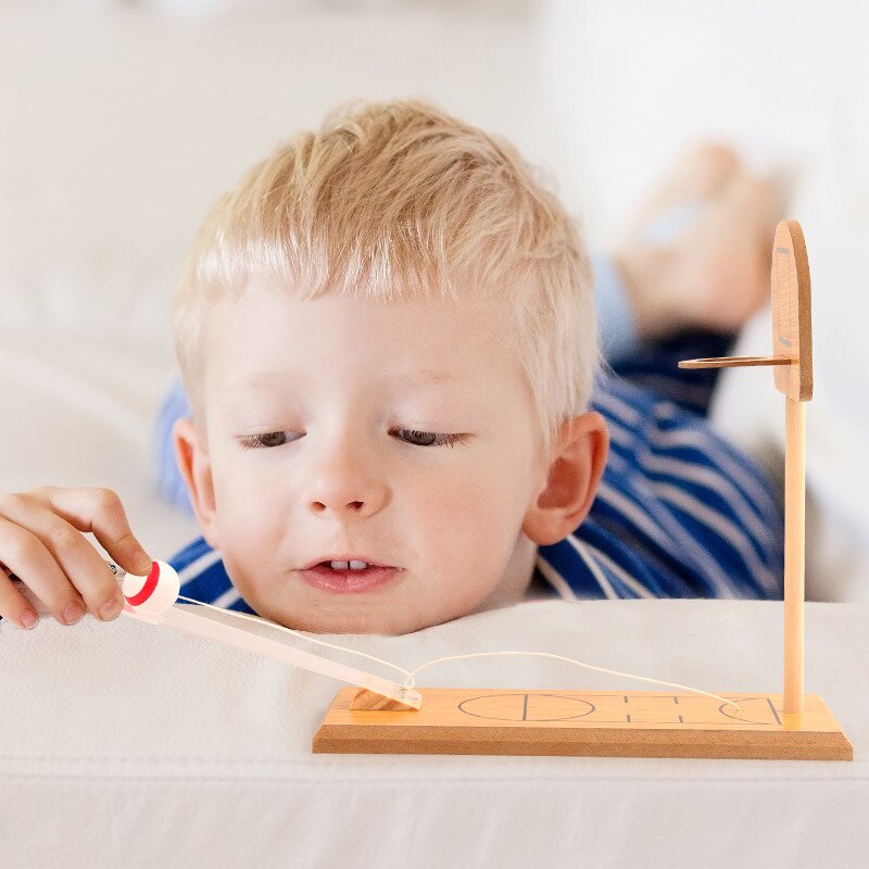 Di legno mini cestino tiro Giocattoli Del Cerchio Del Basamento Giocattolo interno/all'aperto Genitore-bambino Famiglia Da Tavolo Divertente Gioco del Giocattolo di sport 130