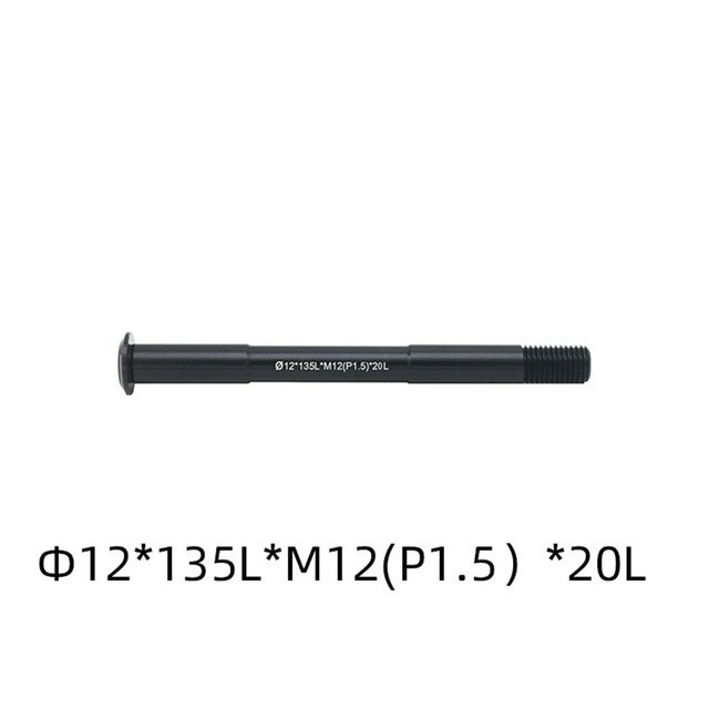 MTB Bike Thru Axle Mountain Road Bicycle Replacement Front Rear Thru Axle 12mm 15mm 122-181L P1.5 P1.75 Aluminum Alloy Parts: C