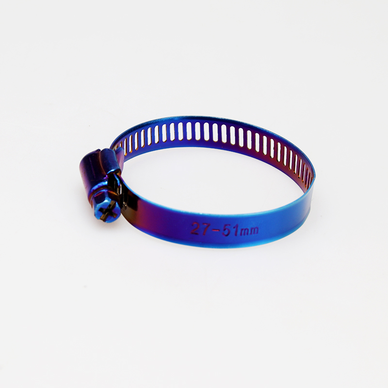 Motorcycle Accessories Hose Clamps 304 Stainless Steel Hose Clips Clip Clasp Metal Fastener Worm Drive Durable Anti-oxidation Bl