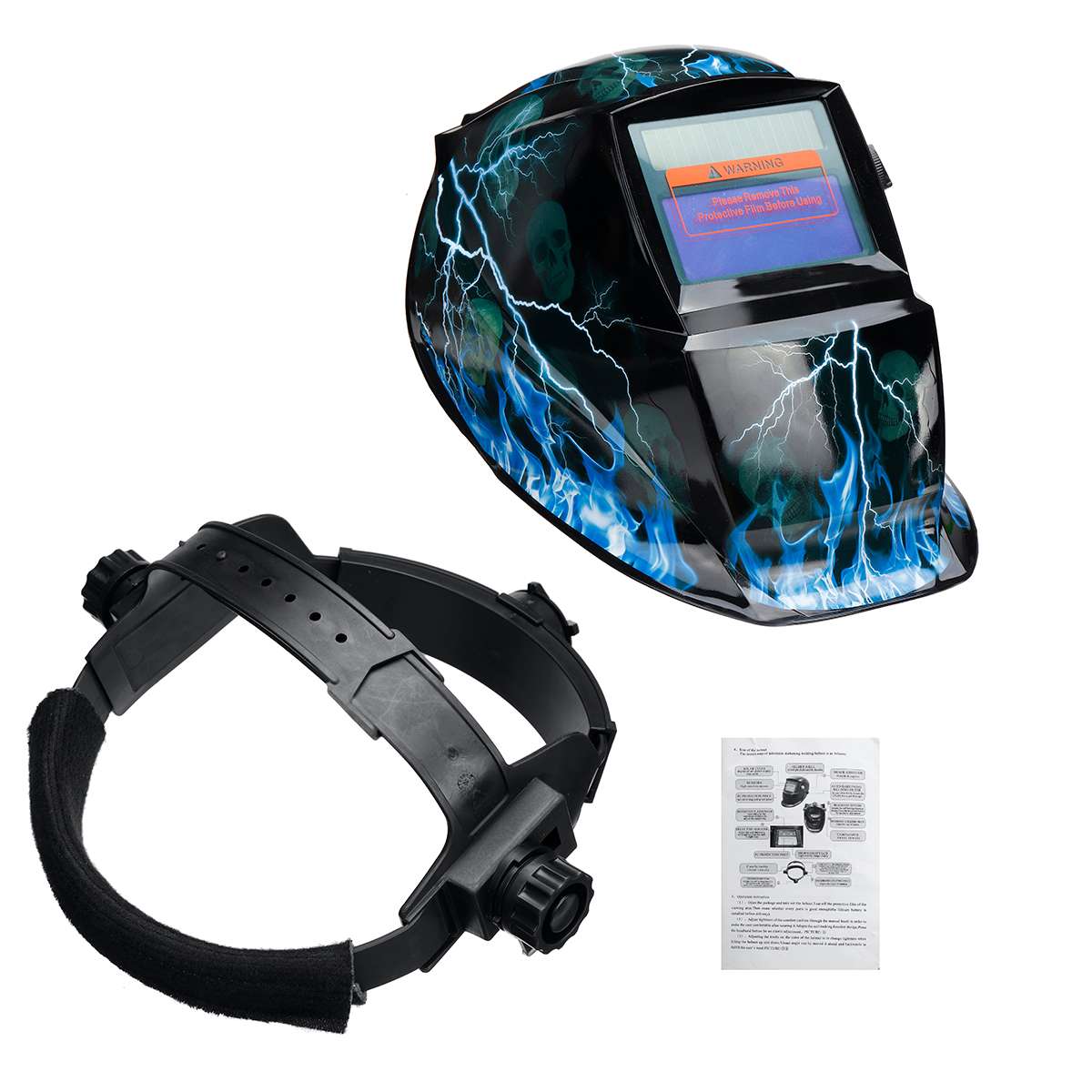 Large Screen Solar Auto Darkening Adjustable Range MIG MMA Electric