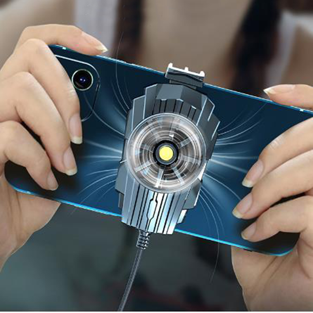 Uniwersalny telefon komórkowy Cooler gra wentylator Gamepad uchwyt telefonu stojak grzejnik dla iphone Xiaomi Poco akcesoria do gier