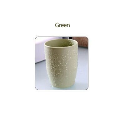 Travel Toothbrush Cup Simple Mug Cup Water Travel Green Wheat Brushing Cup Couple Toothbrush Cup: Green