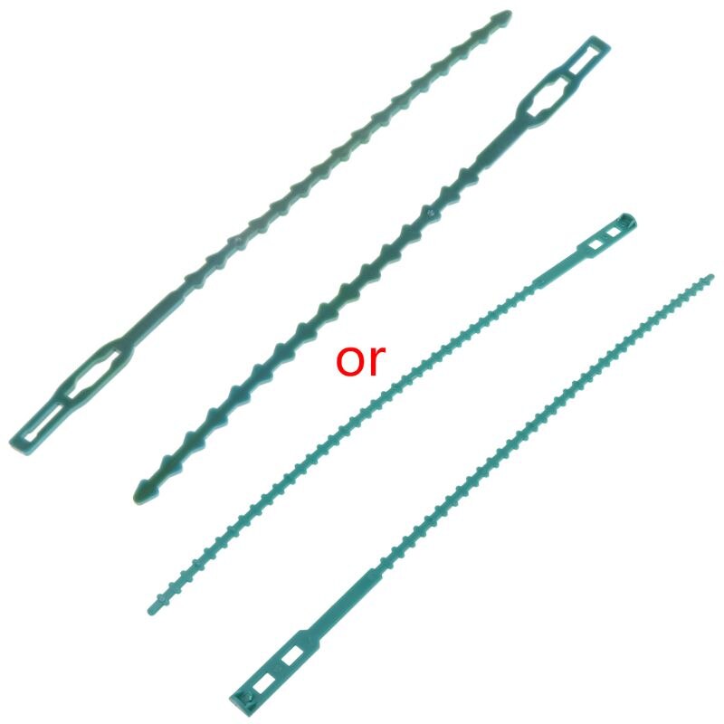 2Pcs Garden Plastic Plant Cable Tied Adjustable Tree Climbing Support Supplies N1HA