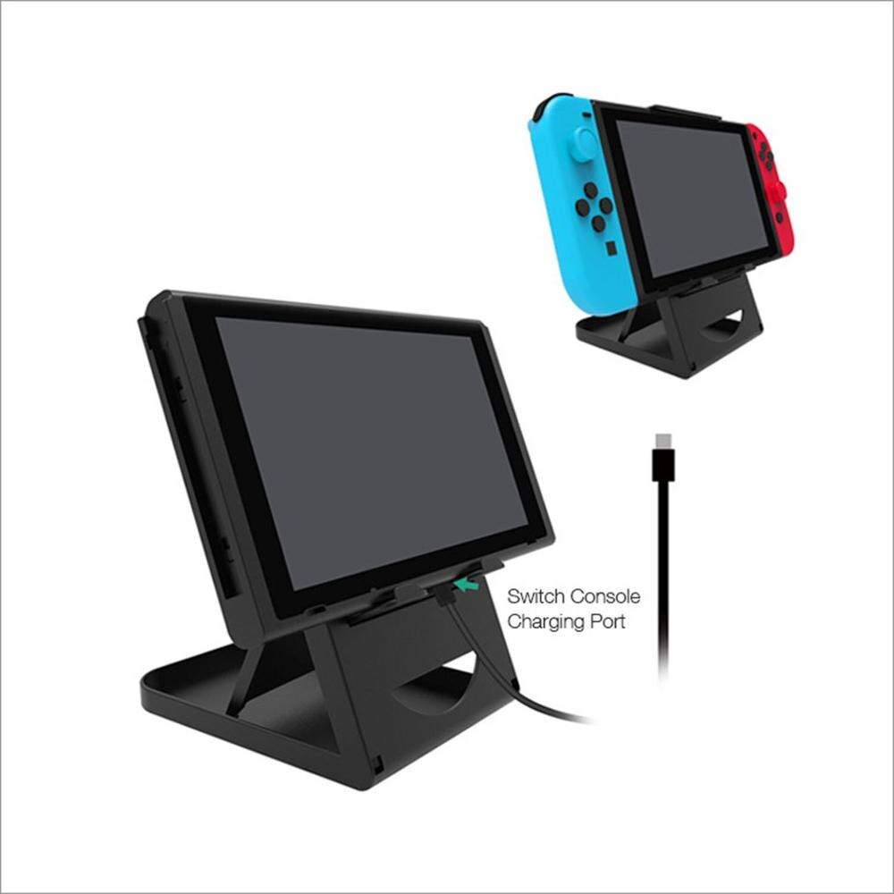 Voor Schakelaar Nintendo Ns Host Verstelbare Opvouwbare Abs Compact Beugel Play Stand Stand Houder