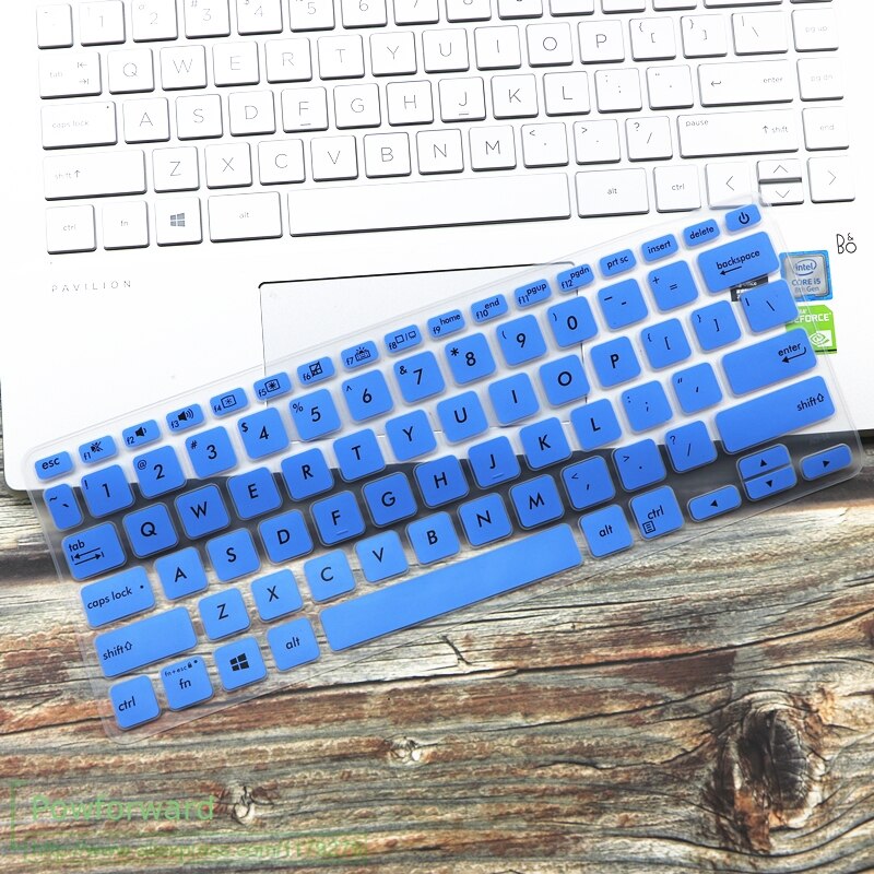 for ASUS VivoBook 14 X403F X403 X403FA X412 X420UA A403FA X412FJ X420 laptop keyboard Protective Keyboard Cover Protector: blue