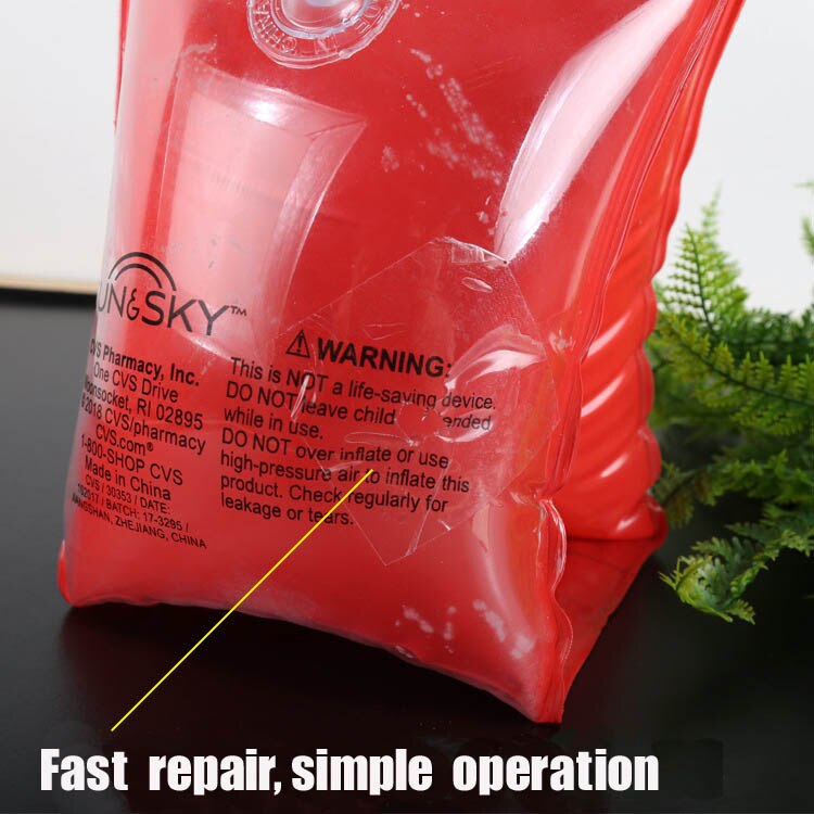 100 Pcs/lot Schwimmen Kreis Aufblasbare Floß Einfache Patch Feste Haut Patches Mend Schnelle Reparatur Ätherisches Für Strand Ferien