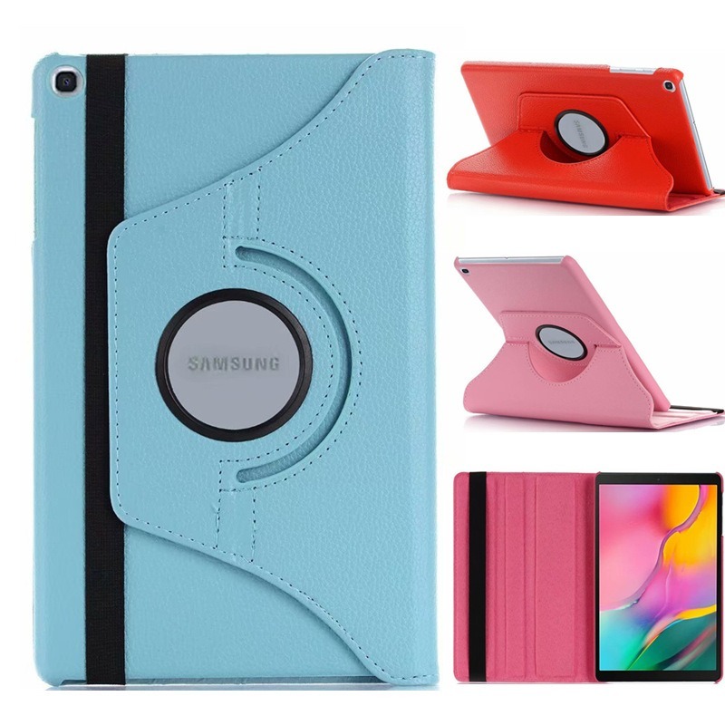 360 Rotating Case for Samsung Galaxy Tab A 10.1 T510 T515 Stand PU Leather Cover for SM-T510 SM-T515 10.1 inch Cover