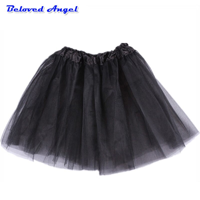 Meninas do bebê saias de baile crianças cintura elástica pettiskirt tule mini princesa ballet festa saia colorida crianças roupas da menina
