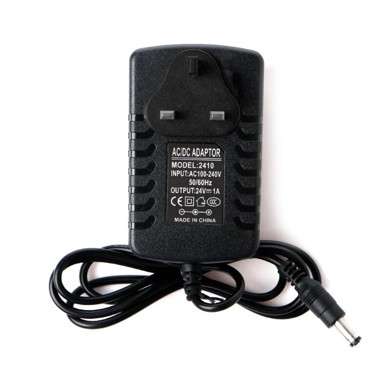Ac 100-240v til  dc 24v 1a adapter us/eu/au/uk stik til ultrasonisk tåge maker, der sælger&amp.: Uk