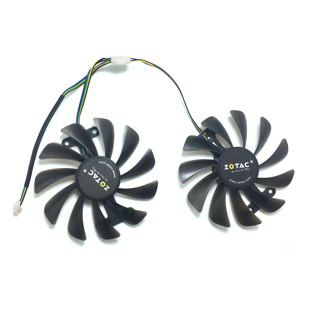 95MM 4PIN GFM10012H12SPA GAA8S2U Cooling fans For ZOTAC GTX1070/1080 AMP ED 8GB As Replacement DIY FANS video card fan GPU