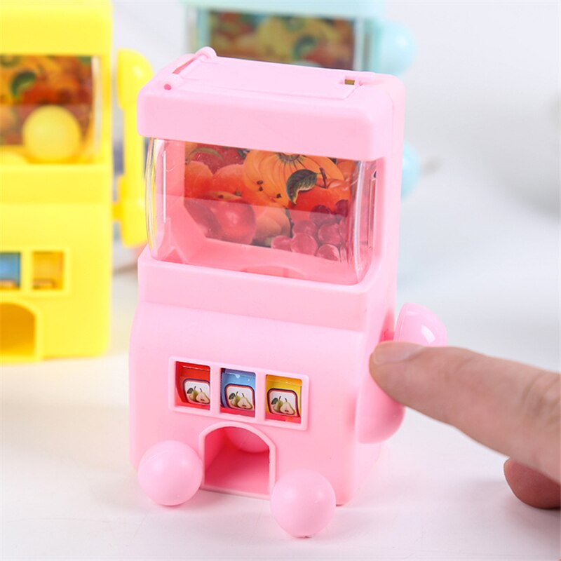 1 ud. Mini máquina tragamonedas de fruta Lucky Jackpot, divertido de cumpleaños, juguete educativo para niños