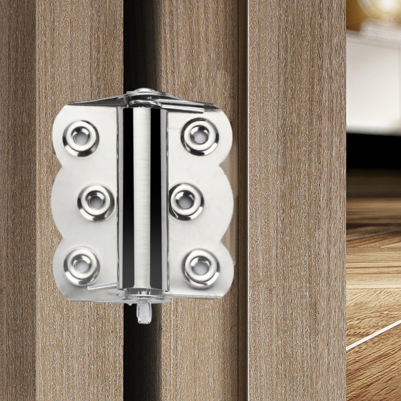 Bisagra de mariposa de acero inoxidable, cierre de puerta automático, bisagra de resorte, pantalla plana para el hogar, reinicio de ventana y puerta, rebote, 1-4 Uds.