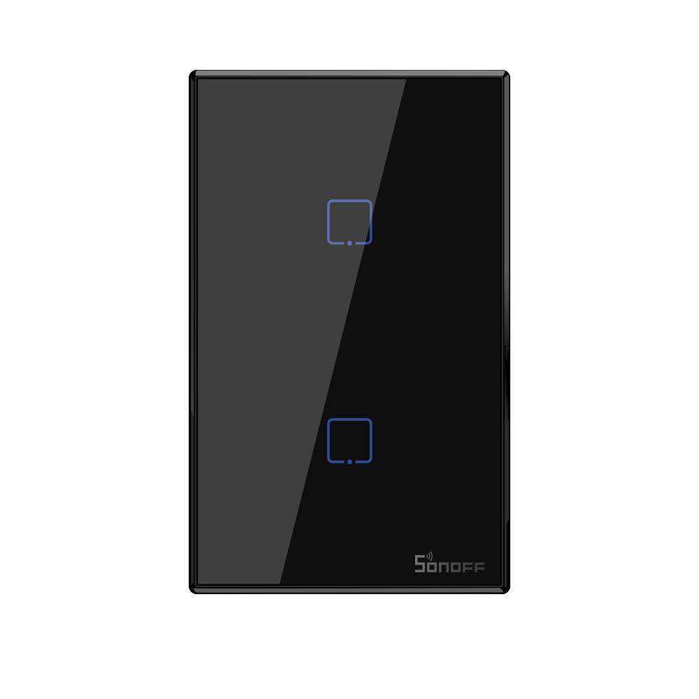 SONOFF TX T2/T3 UE/REINO UNIDO/EE. UU. Wifi/433mhz RF Interruptor táctil de pared inteligente 1/2/3 Gang Control remoto Wifi interruptores de luz para hogar inteligente: plum