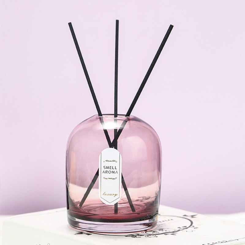 Diffuseur de roseaux d'aromathérapie de grand Volume de 200ml, avec bâtons noirs, pour la décoration de la maison, coffret de la fête des mères et de la saint-valentin: Rose / Ocean Breeze