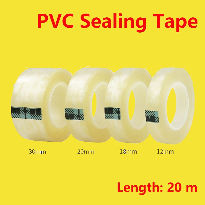 Afdichtingstape Transparante Afdichtingsband Ijzeren Doos Ijzeren Kan Plastic Doos Blikjes Pvc Transparante Incognito Afdichting Afdichting Tape20M