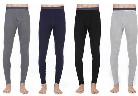 Pantalon pour hommes, leggings en coton, section mince, couleur unie, automne,