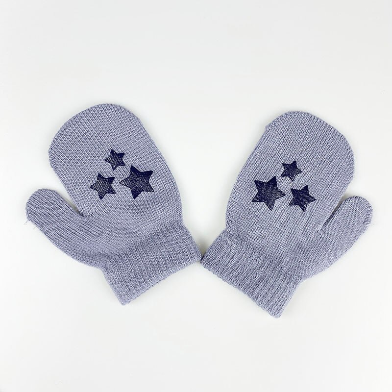 Guanti per bambini adorabili stampati guanti magici lavorati a maglia caldi