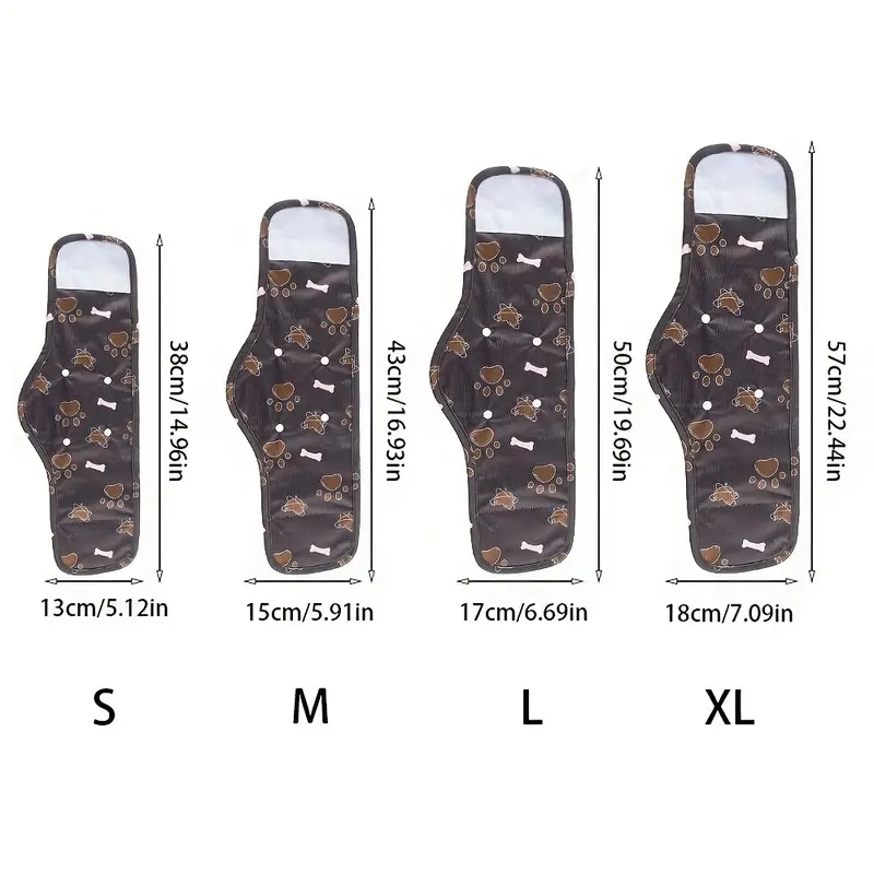 Pañales ajustables para perros con dibujos de animales, lavables, absorbentes para perros, bragas reutilizables para mascotas, pantalones cortos fisiológicos