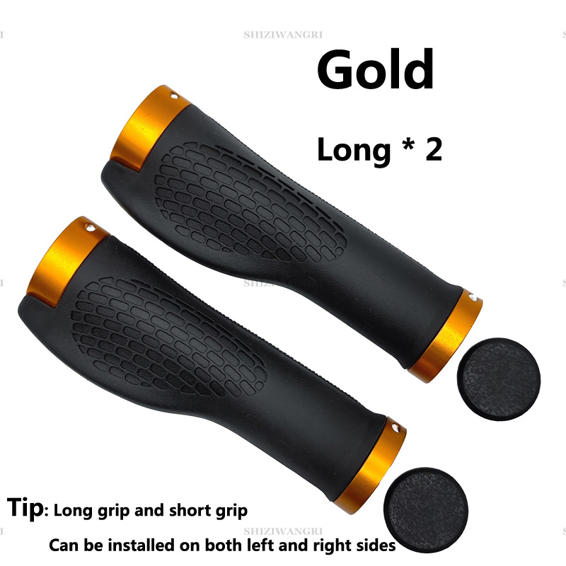 MTB Fahrrad Griffe Lenker Kurze Lange Fahrrad Griffe Anti-Skid Gummi Griff Radfahren Mountainbike Grip Ergonomische: Kaffee