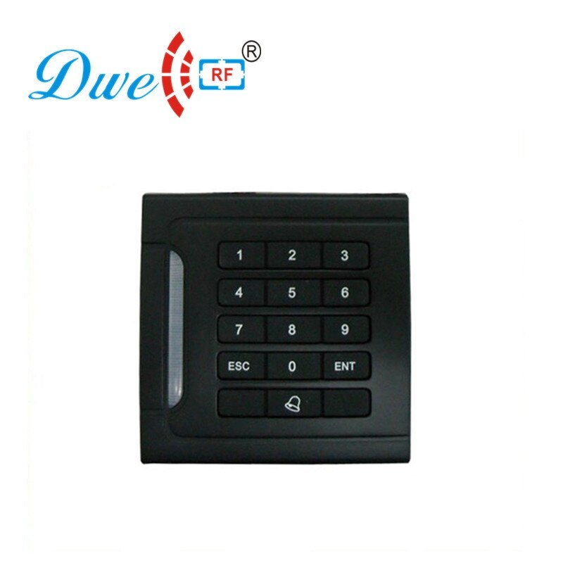 DWE CC RF Proximity RFID Card Reader Keypad Wiegand 26 or Wiegand 34 Scanner EM ID MF Reader D302: 125khz wiegand26
