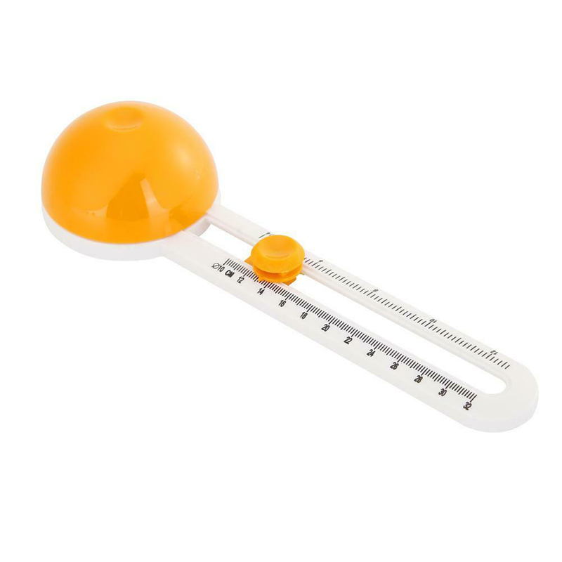 Cortador circular de plástico para cortar papel, suministros hechos a mano para el hogar, cortador circular de retales de forma redonda