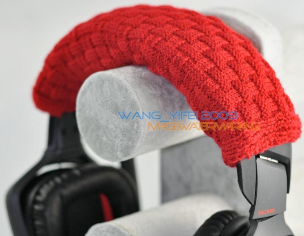 Pure Wool Headband Cushion Top Head Band Pads For Hifiman HE6 HE4 HE500 HE300 HE400 HE5LE Over Ear Headphone: Red