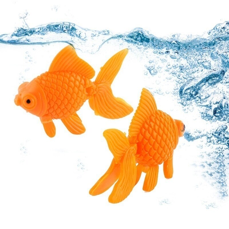 Décoration de poisson rouge artificiel pour Aquarium, 6 pièces, imitation d'acuaires, ornements en plastique, pour Aquarium, Aquarium: Default Title