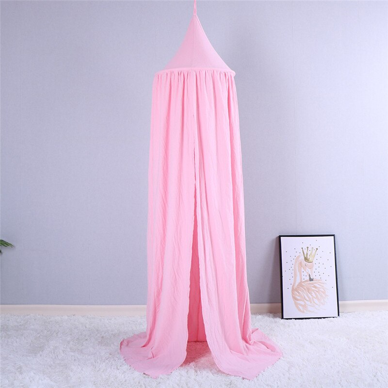 Moustiquaire bébé lit baldaquin tente rideau suspendu dôme literie fille princesse moustiquaire chambre décor pour bébé literie accessoires: Pink