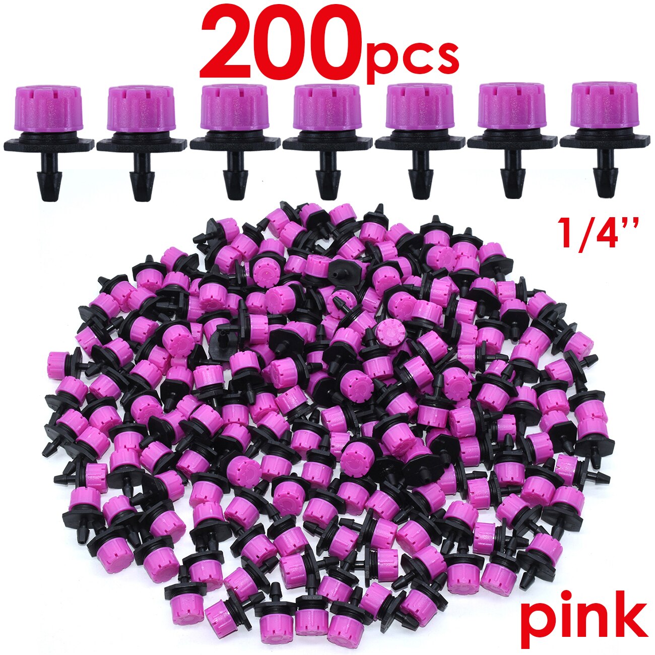 KESLA Garten 30-1000PCS 4/7mm Bewässerung Düse Einstellbar Tropf Bewässerung Sprinkler Emitter Micro Drip Gewächshaus balkon Hof: Freier Raum