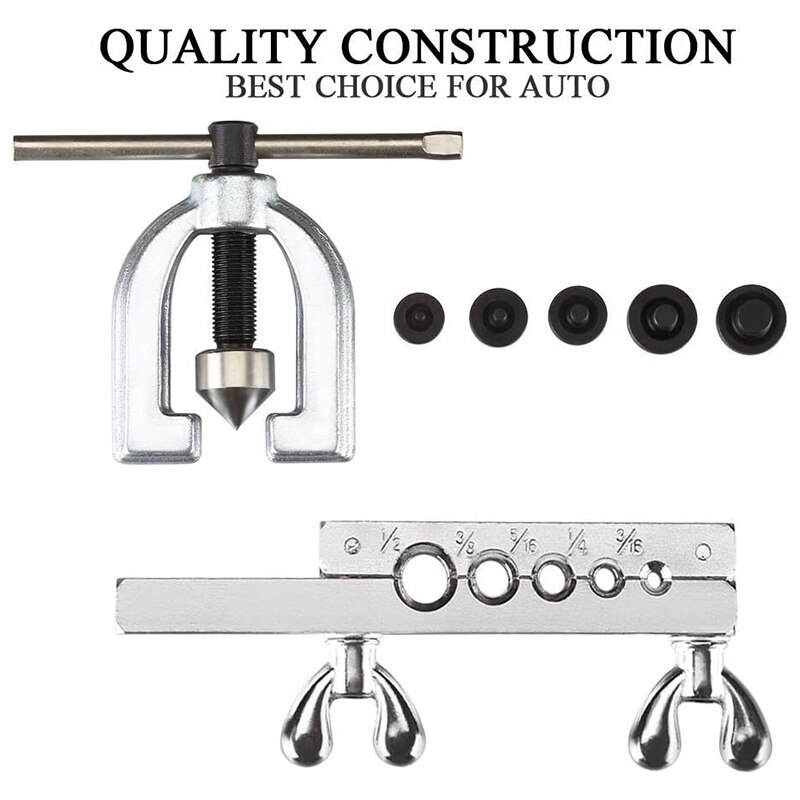 7 stuks airconditioner koperen buis flare uitzetgereedschap set aluminium zachtstalen remleiding en koperen buis gereedschap