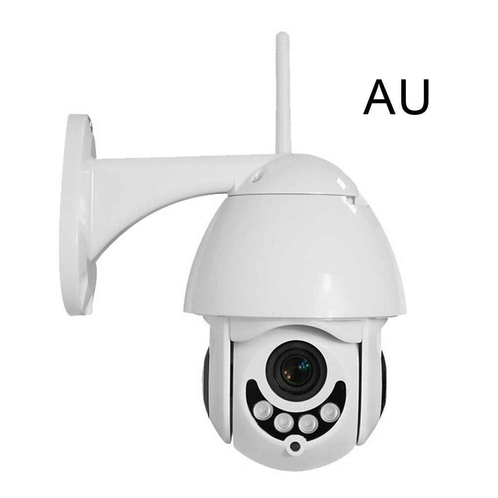 4 LED Macchina Fotografica Senza Fili di Figura della Sfera 1080P Audio di Sicurezza Domestica di Casa Scuola Società di Sicurezza della Macchina Fotografica Esterna Impermeabile: AU