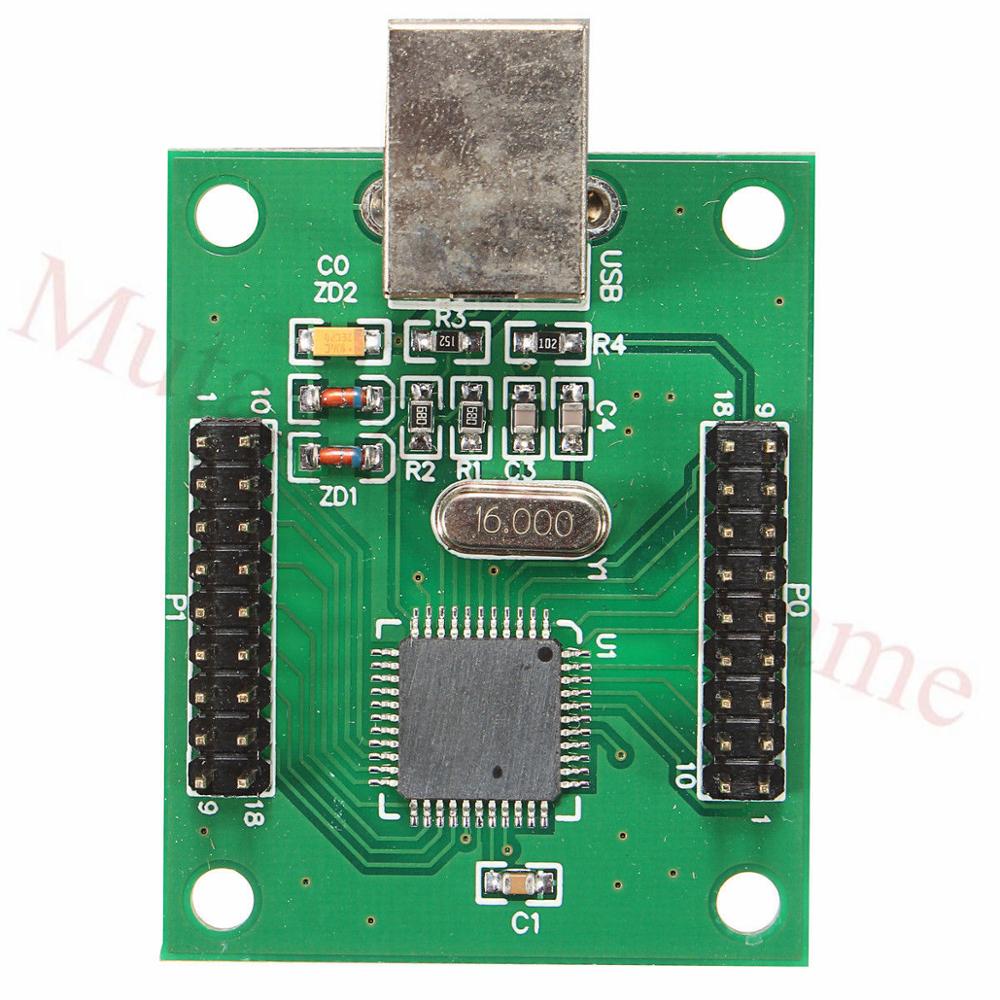 Jamma – Interface de contrôleur USB pour PC PS3 Arcade, 2 joueurs, encodeur USB, MAME, clavier Multicade, carte d'encodeur de Joystick