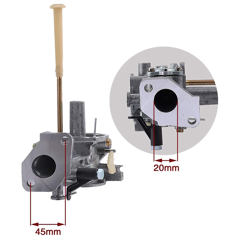 498298 Carburador 491588S 491588 Filtro de ar para Briggs-Stratton 692784 495951 490533 495426 Carb com junta de vela de ignição