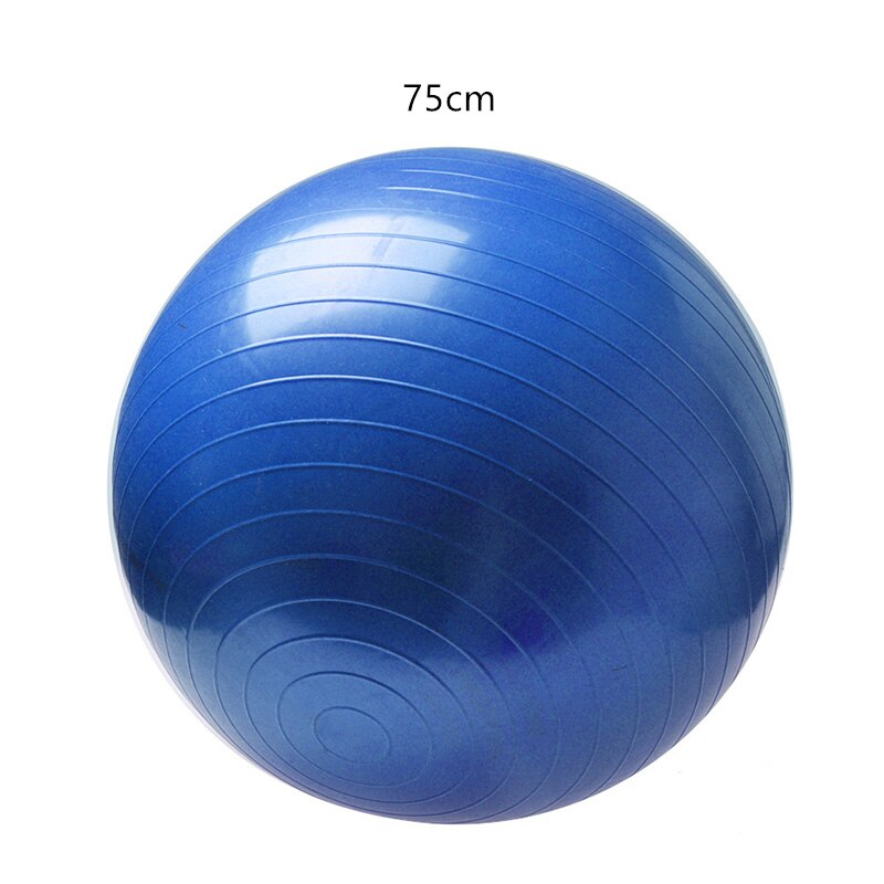 55-75cm yogaboll pvc förtjockad explosionssäker fitnessboll barn gravida kvinnor träning pilates balans yogaboll: Blå 75cm