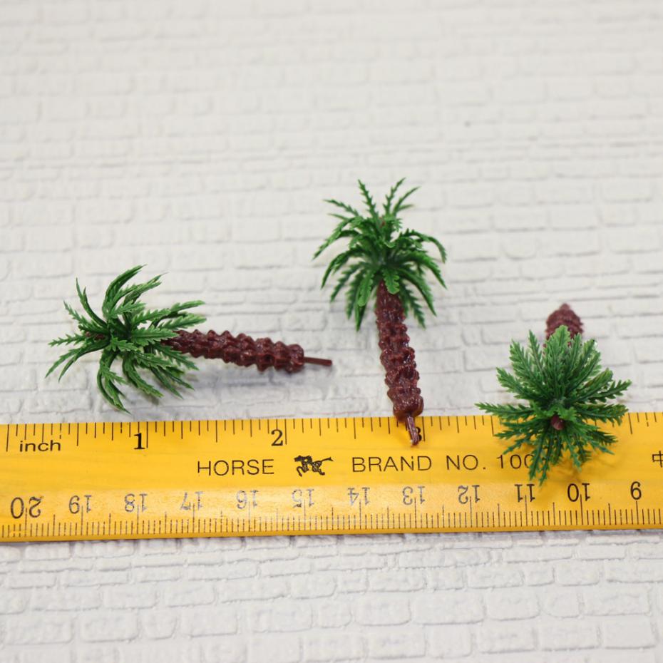 YS05 20pcs 30mm-105mm Model Palm Trees Model Layout Train Scale 1:250 - 1:50 Z HO Scale: One of the200 points