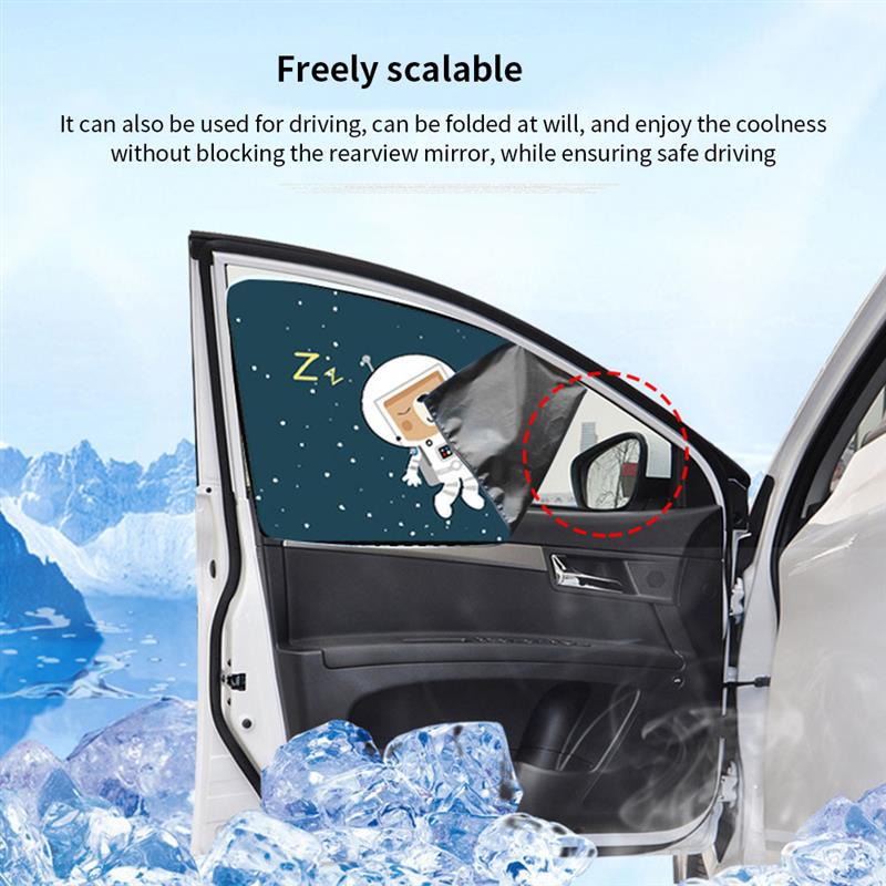 Ombre magnétique rideau Automobile parasol enfants ombre voiture ombre dessin animé ombre dessin animé ombre pour voiture fenêtre enfant