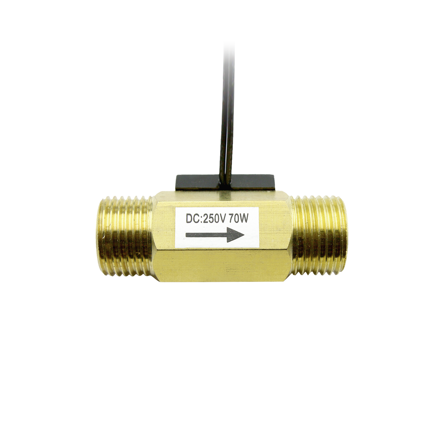 Saier 1.2Mpa G1/2 ''Mannelijke Flow Switch Messing Behuizing, Normaal Open Met Reed Switch Flow Sensor SEN-CL21W